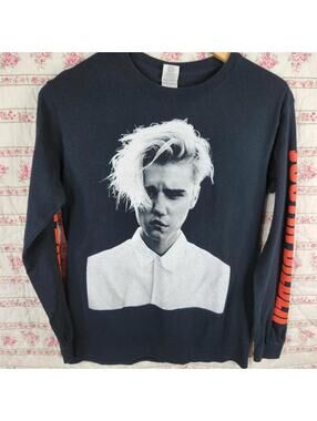 Justin Bieber Purpose Tour Long Sleeve Shirt Small